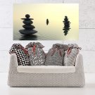 Figures Of Stones Relax Spa Beauty Full Color Wall Decal Sticker AN-680 FRST