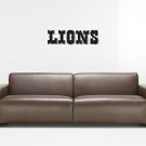 Wall Sticker Decal American Football NFL Team Logo Detroit Lions Gm0475