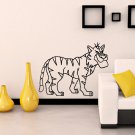 Wall Decor Vinyl Decal Sticker     evil tiger stripes DA1439