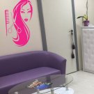 Beauty saloon beautiful woman hairdryer Stylish Wall Art Sticker Decal 9525