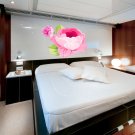 Rose Flower Beauty Spa Full Color Wall Decal Sticker AN-468 FRST
