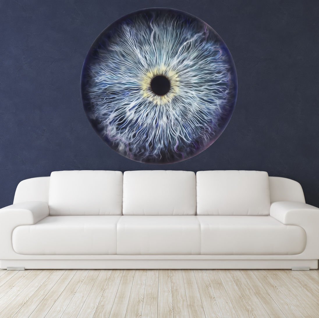 Big Eye Design Modern Art Full Color Wall Decal Sticker AN-39 FRST
