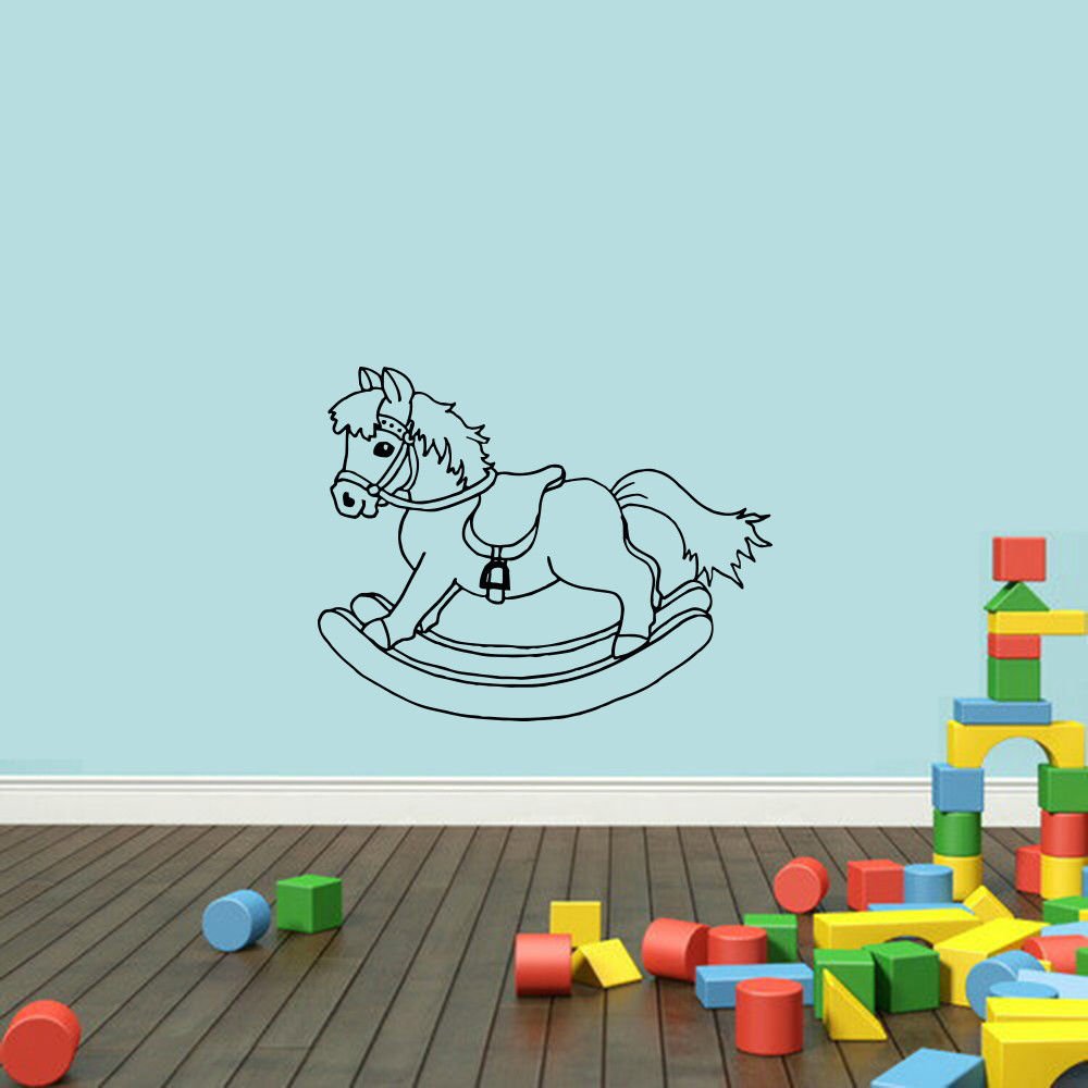 Wall Decor Vinyl Decal Sticker  ROCKING HORSE DA643