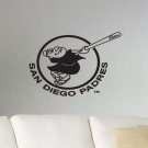 Wall Sticker Decal American Baseball MLB Team Logo San Diego Padres Gm1247