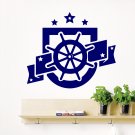 Wall Decal Wheel Tape Star Nautical Art Bedroom Decor Vinyl Sticker Murals AM65