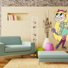Small Witch Cartoon Children Room Full Color Wall Decal Sticker KR-86 FRST