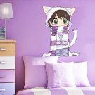 Anime Girl Japan Comics Full Color Wall Decal Sticker KR-191 FRST