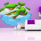 Tropical Island Ocean Sea Nature Full Color Wall Decal Sticker KR-149 FRST