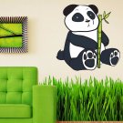Panda Bamboo Wild Animals Full Color Wall Decal Sticker KR-55 FRST