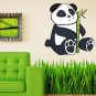 Panda Bamboo Wild Animals Full Color Wall Decal Sticker KR-55 FRST