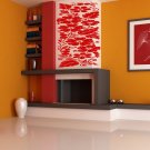 Flowers template pattern routine gauge mold Wall Art Sticker Decal 9413
