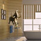 Big Elephant Full Color Wall Decal Sticker AN-187 FRST
