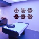 Yoga strengthening mantra meditation eye Stylish Wall Art Sticker Decal 8794