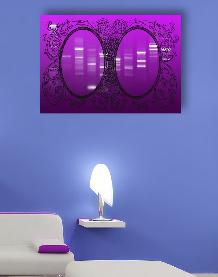 Photo frame flowers template nature Room Stylish Wall Art Sticker Decal 9192
