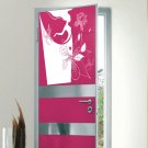 Beauty saloon beautiful woman flowers butterfly spa Wall Art Sticker Decal 9533
