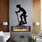 Sport gym athlete muscle training apparatus girl Wall Art Sticker Decal 9582