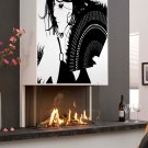 Beauty salon barbershop scissors hairstyle girl Stylish Art Sticker Decal 8783