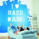 Studio atelier hand made handiwork Love heart Stylish Wall Art Sticker Decal9418