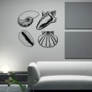 Marine kingdom shells undersea world Kids Stylish Wall Art Sticker Decal 9860
