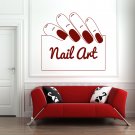 Beauty salon manicure hands barbershop Stylish Wall Art Sticker Decal 9053