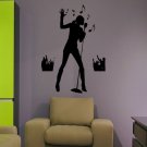 Music Musicians singer microphone Kids Stylish Wall Art Sticker Decal 9758