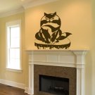 Animal Funny cat Business cat Kids Room Stylish Wall Art Sticker Decal 9981
