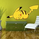 Pikachu Pokemon Game Cartoon Full Color Wall Decal Sticker KR-89 FRST