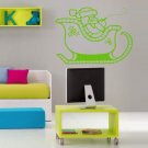 Merry Christmas fir-tree Santa Claus sledge Stylish Wall Art Sticker Decal 8901