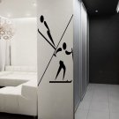Extreme extreme sport Skiing ski jumping Stylish Wall Art Sticker Decal 9710
