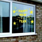 Congratulations on Christmas happy New Year Stylish Wall Art Sticker Decal 9075