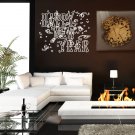 Congratulations on Christmas happy New Year Stylish Wall Art Sticker Decal 9061