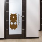 Funny Toys Animal Owl zoo Growth Kids Room Stylish Wall Art Sticker Decal 9298