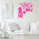 Music Musicians singer microphone guitar Stylish Wall Art Sticker Decal 9743