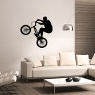 Sport Mountain bike trick Man jumping race Stylish Wall Art Sticker Decal 9371