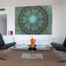 Mandala Color Ornament Yoga Studio Full Color Wall Decal Sticker AN-379 FRST