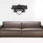 Wall Sticker Decal American Baseball MLB Team Logo Cleveland Indians Gm0816