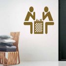 Chess sport players chessboard figures Stylish Wall Art Sticker Decal 9587