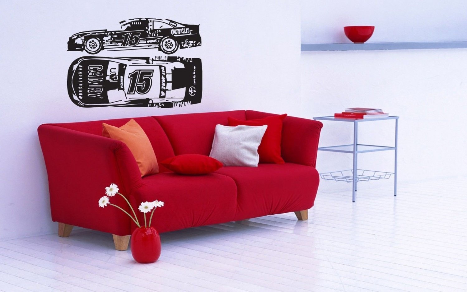 Wall Sticker Decal Team Logo Nascar # 15 Clint Bowyer Super Sport Car Gm2080