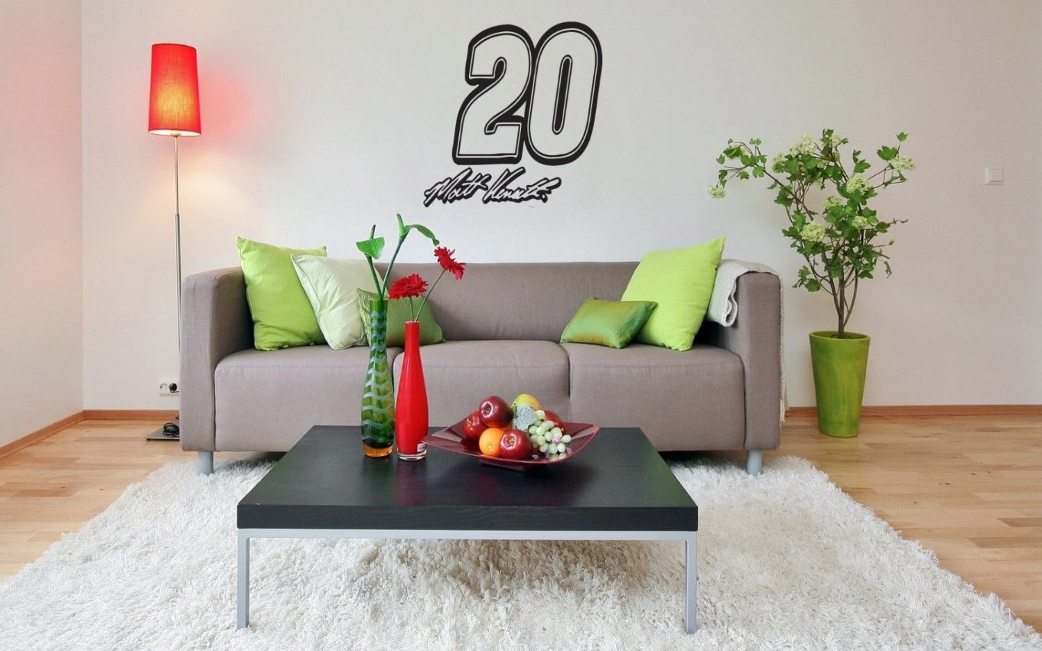 Wall Sticker Decal Team Logo Nascar # 20 Matt Kenseth Super Sport Car Gm2058