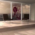 Tree moon branch birds animal sky Room Stylish Wall Art Sticker Decal 8879
