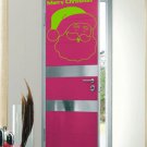 Merry Christmas fir-tree Santa Claus gifts Stylish Wall Art Sticker Decal 8918