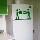 Fridge kitchen hamburger eat an Apple Stylish Wall Art Sticker Decal 9391