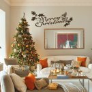 Merry Christmas fir-tree Santa Claus gifts Stylish Wall Art Sticker Decal 8912