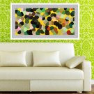Colorful Painting Moden Art  Full Color Wall Decal Sticker AN-360 FRST