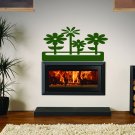 Landscape flower a plant tree pots kitchen Stylish Wall Art Sticker Decal 9379