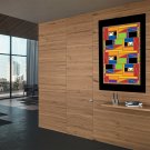 Modern Art Painting Colorful Art Full Color Wall Decal Sticker AN-330 FRST