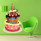 Happy Birthday Celebration Holiday Full Color Wall Decal Sticker AN-344 FRST