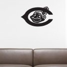 Wall Sticker Decal American Baseball MLB Team Logo Cleveland Indians Gm0810