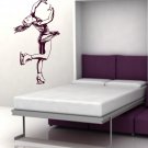 Girl sport figure skating dance acrobatics Stylish Wall Art Sticker Decal 8698