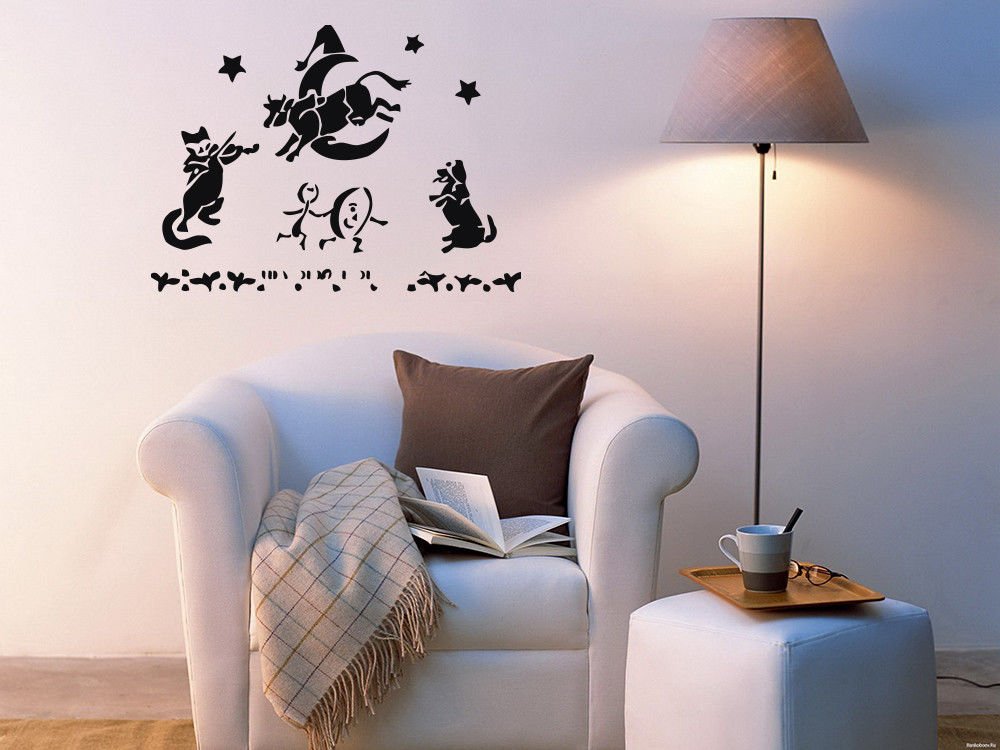 Wall Decor Vinyl Decal Sticker ANIMALS HOLIDAY COW DA608